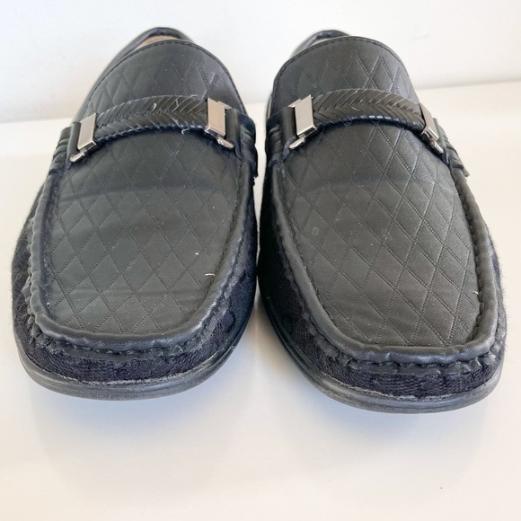 MG Shoes Black Driving Slip-On Men’s Loafers Size 7.5 - Picture 11 of 16
